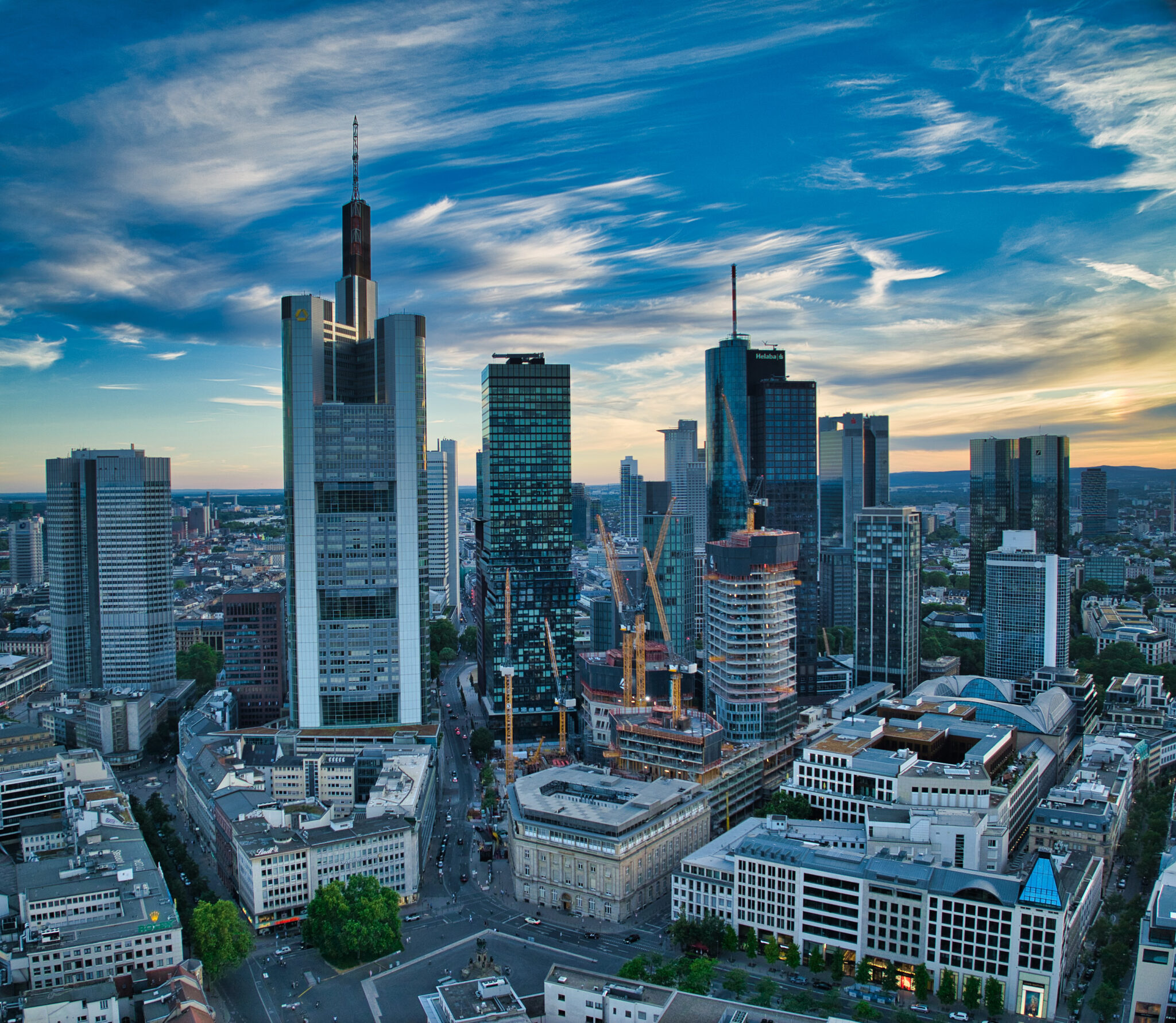 Frankfurt: The Four Baustelle | Dronestagram