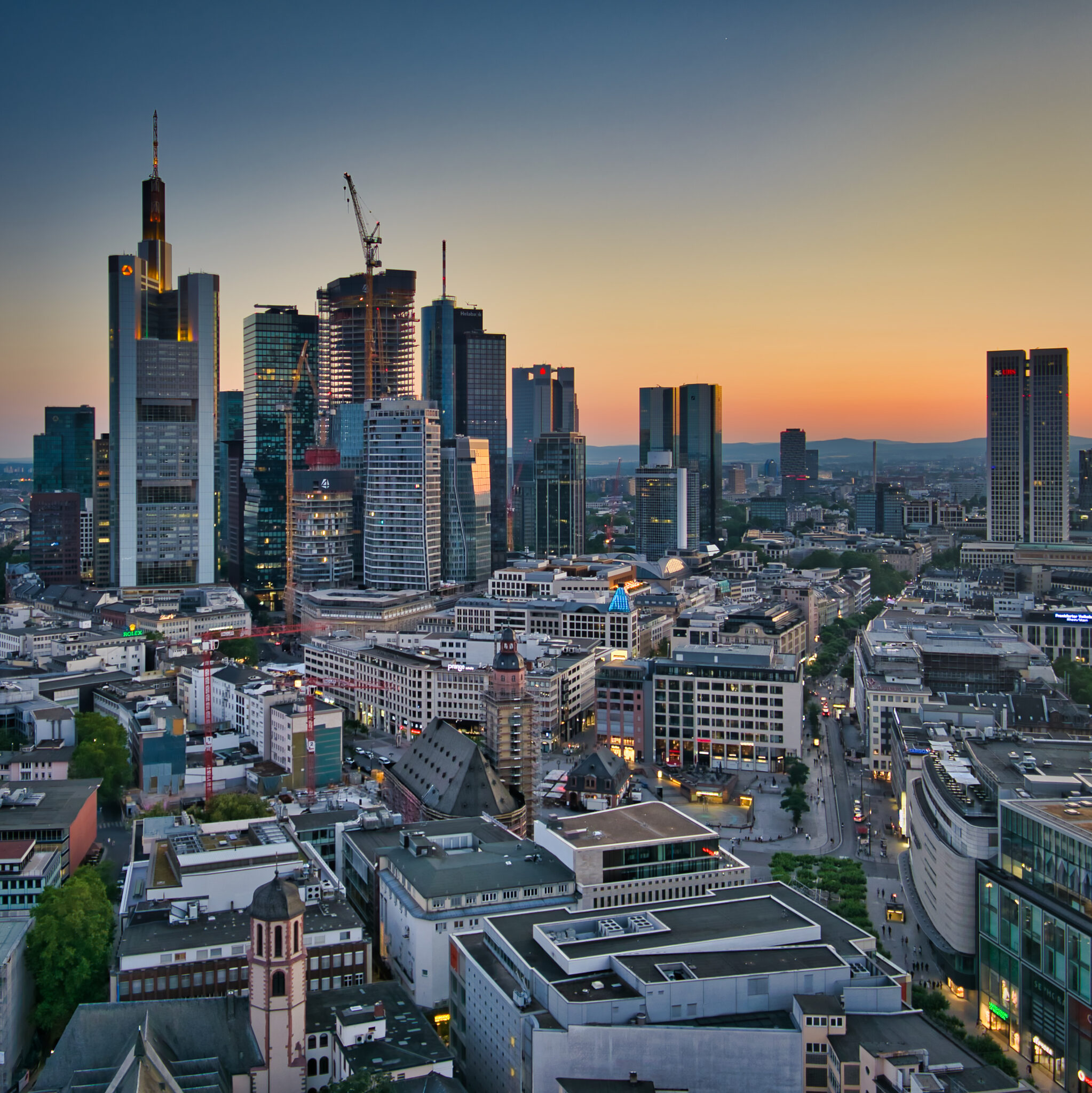 Frankfurter Innenstadt | Dronestagram